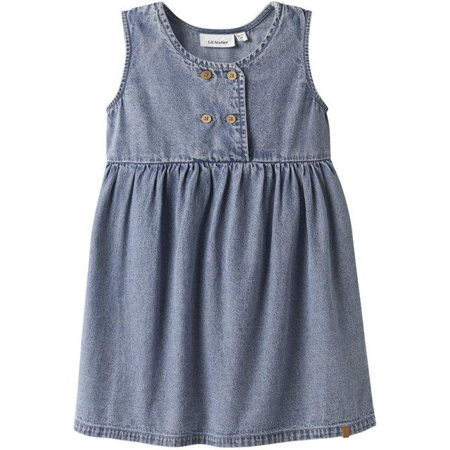 Lil'Atelier Medium Blue Denim Nmftaya Sl Dnm Spencer 1166-Fd Lil