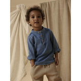 Lil'Atelier Medium Blue Denim Nmmtaya Ls Loose Dnm Skjorte 1166-Fd Lil