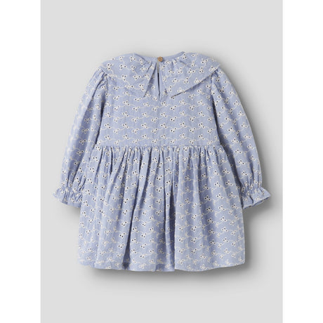 Lil'Atelier Zen Blue Nmftessie Ls Loose Kjole Lil