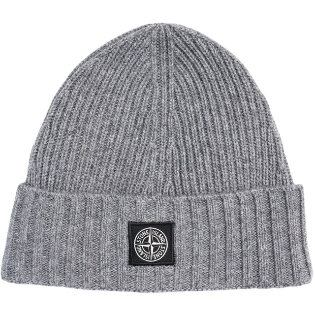 Stone Island Melange Dark Grey Beanie