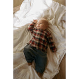 Wheat Red Blue Check Skjorte Shelby