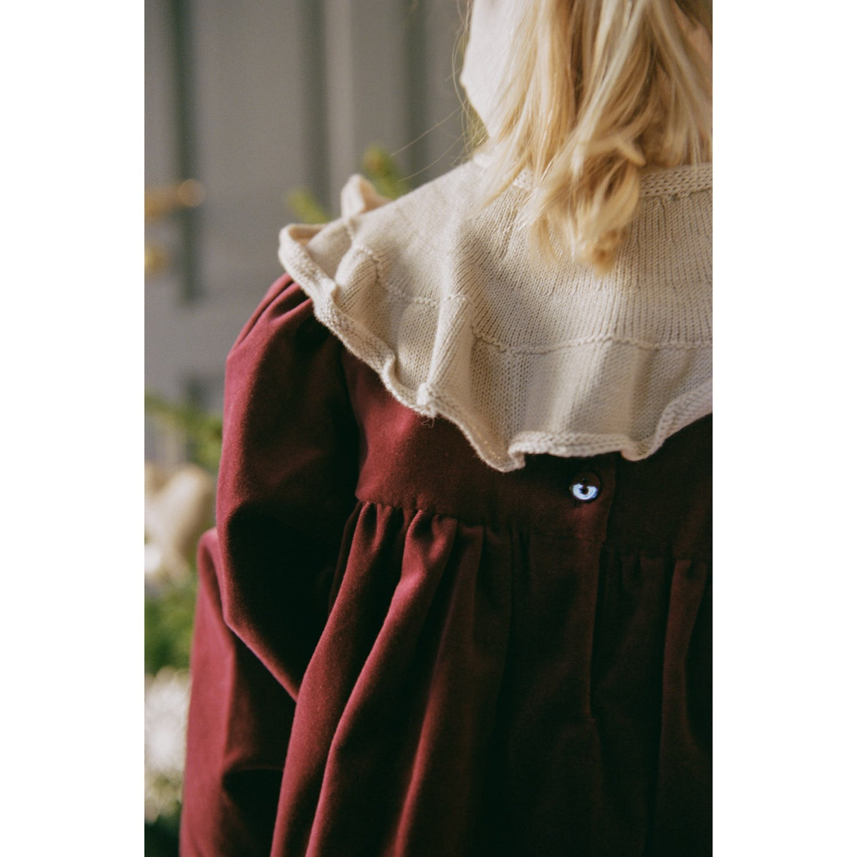 Wheat Offwhite Strik Krave Edele