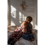 Wheat Red Blue Check Skjorte Shelby