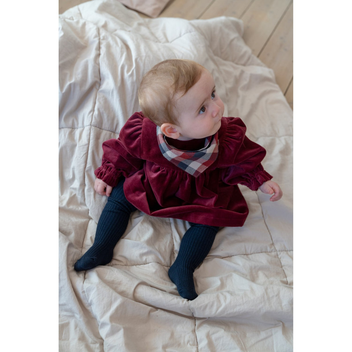 Wheat Red Blue Check 2 Hagesmæk Eden