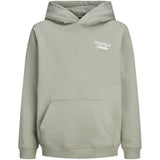 Jack & Jones Junior Seagrass Jornorrebro Typo Back Sweat Hætte Sn Jnr