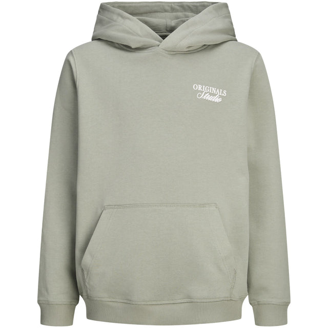 Jack & Jones Junior Seagrass Jornorrebro Typo Back Sweat Hætte Sn Jnr
