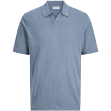 Jack & Jones Junior Blue Mirage Jjkane Strik Split Neck Polo Jnr