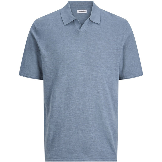 Jack & Jones Junior Blue Mirage Jjkane Strik Split Neck Polo Jnr