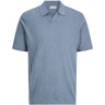 Jack & Jones Junior Blue Mirage Jjkane Strik Split Neck Polo Jnr