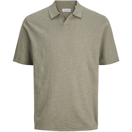 Jack & Jones Junior Vetiver Jjkane Strik Split Neck Polo Jnr