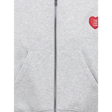 kids ONLY Light Grey Melange Kogevisa L/S Zip Hætte Ovs Swt