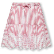 kids ONLY Barbados Cherry Cloud Dancer Kogbondi Life Emb Nederdel Wvn
