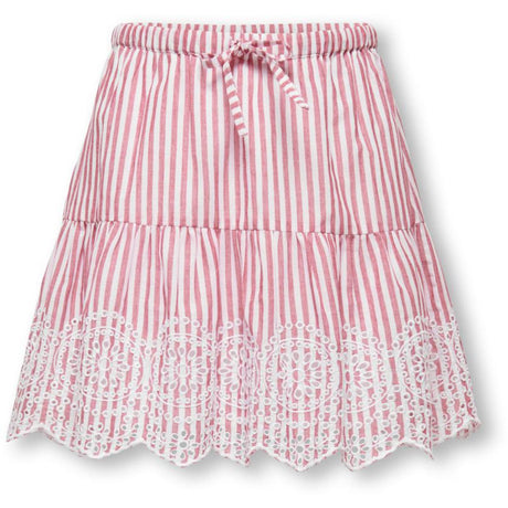 kids ONLY Barbados Cherry Cloud Dancer Kogbondi Life Emb Nederdel Wvn
