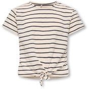 kids ONLY Tofu Night Sky Kogjana Ss Striped Knot Top Jrs
