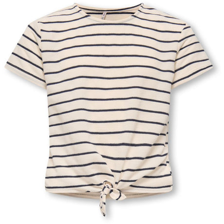 kids ONLY Tofu Night Sky Kogjana Ss Striped Knot Top Jrs