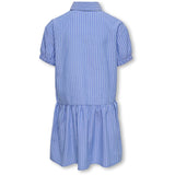 kids ONLY Blue Bonnet Cloud Dancer Kogcosmo Ss Skjorte Kjole Wvn