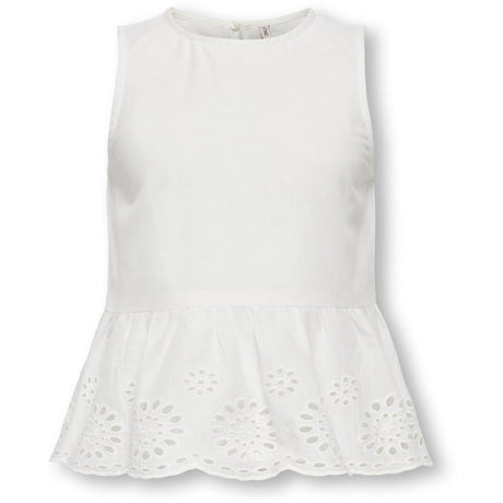 kids ONLY Cloud Dancer Kogbondi Life S/L Emb Top Wvn