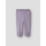 Name It Lavender Gray Nbfbrit Strik Bukser