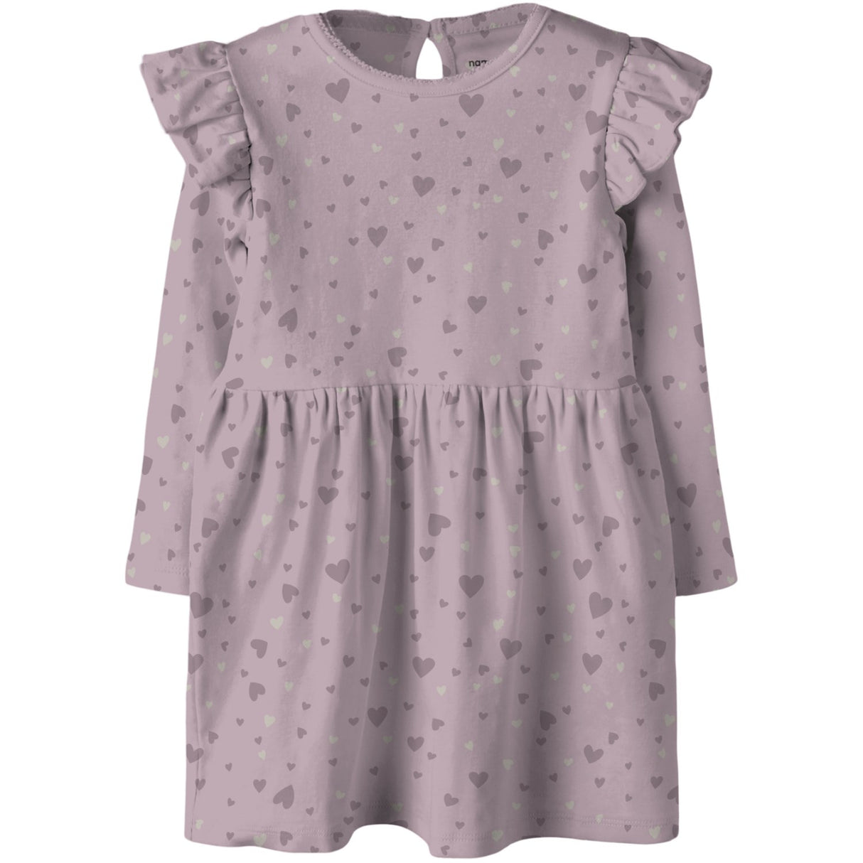Name It Keepsake Lilac Nmfbheart Ls Kjole