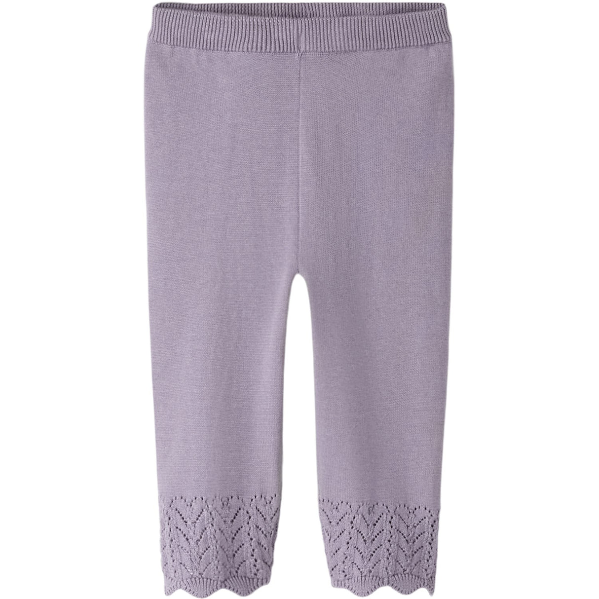 Name It Lavender Gray Nbfbrit Strik Bukser