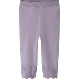 Name It Lavender Gray Nbfbrit Strik Bukser