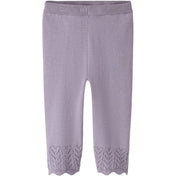 Name It Lavender Gray Nbfbrit Strik Bukser