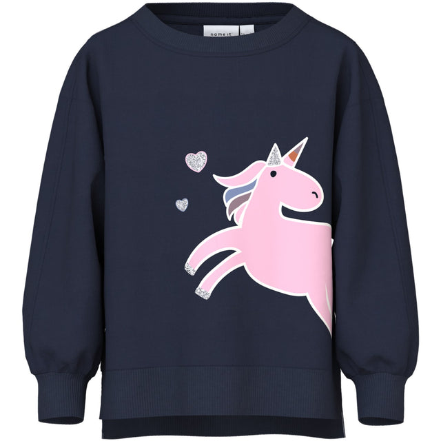 Name It Navy Blazer Nmfbirky Ls Nreg Swe Bru