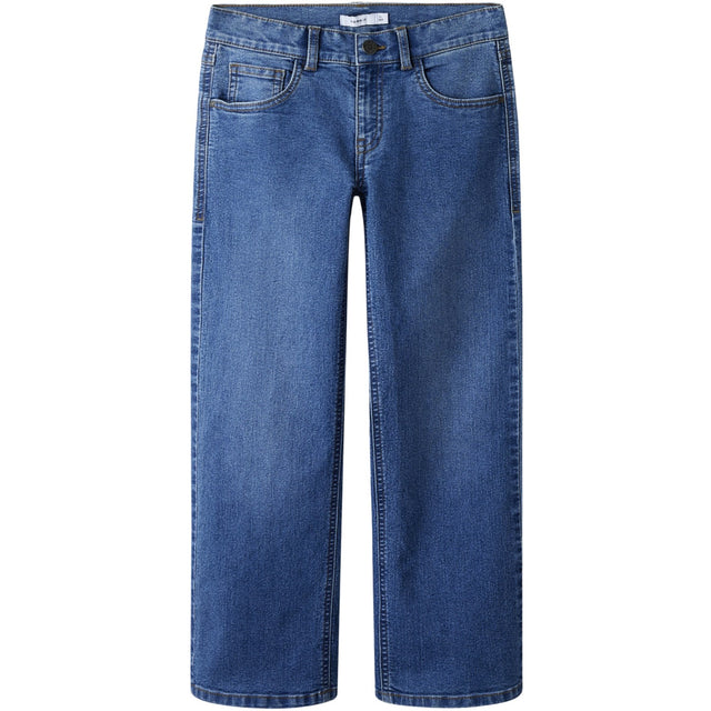 Name It Medium Blue Denim Nkfrose Wide Jeans 1061-Dt Tb