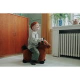 KREA® Hop & Bounce Plys Hest Brun