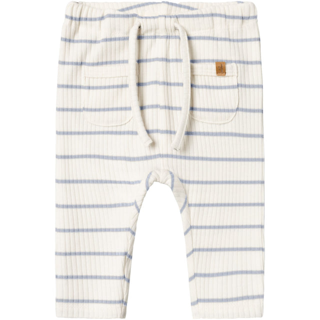 Lil'Atelier Coconut Milk Zen Blue Nbmkail Reg Bukser Lil Noos