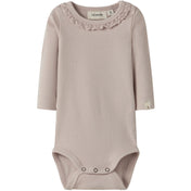 Lil'Atelier Peach Whip Nbflayo Sup Ls Slim Body Solid Lil