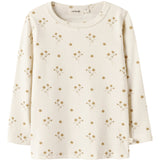Lil'Atelier Coconut Milk Flower Yellow Nmflayo Sig Ls Slim Top Lil
