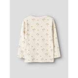 Lil'Atelier Coconut Milk Flower Yellow Nmflayo Sig Ls Slim Top Lil