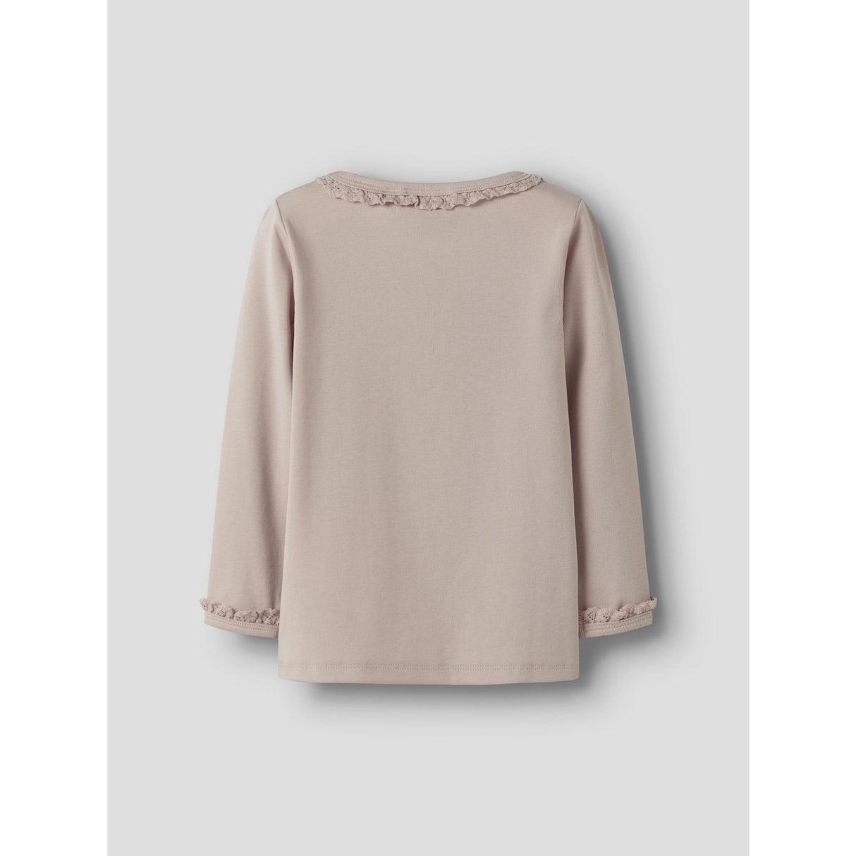 Lil'Atelier Peach Whip Nmflayo Sup Ls Slim Top Solid Lil