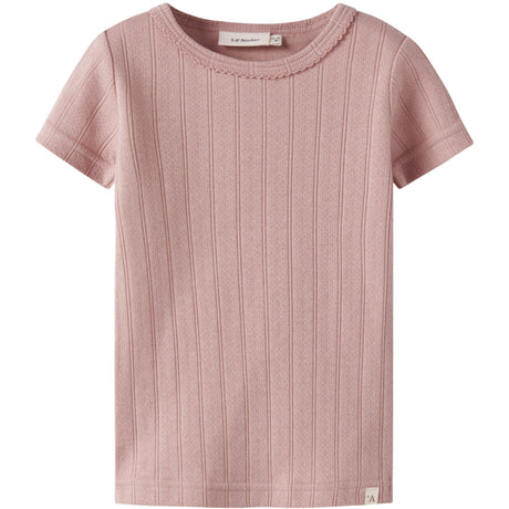 Lil'Atelier Misty Rose Nmffalina Ss Slim Top Lil