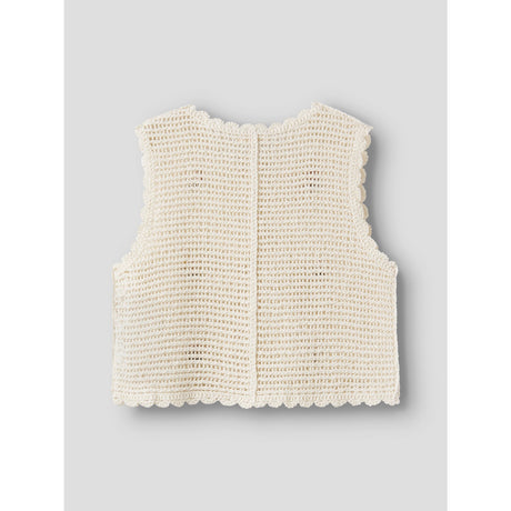 Lil'Atelier Coconut Milk Nmfflora Strik Vest Lil