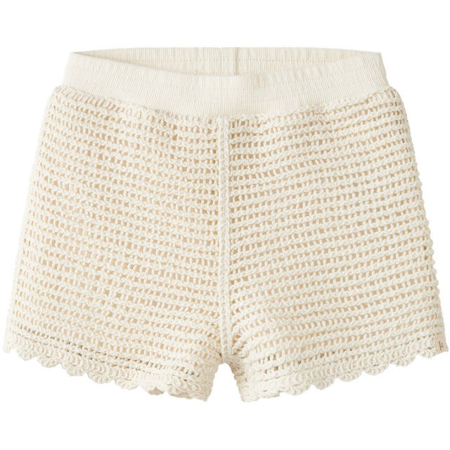 Lil'Atelier Coconut Milk Nmfflora Strik Shorts Lil