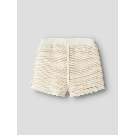 Lil'Atelier Coconut Milk Nmfflora Strik Shorts Lil