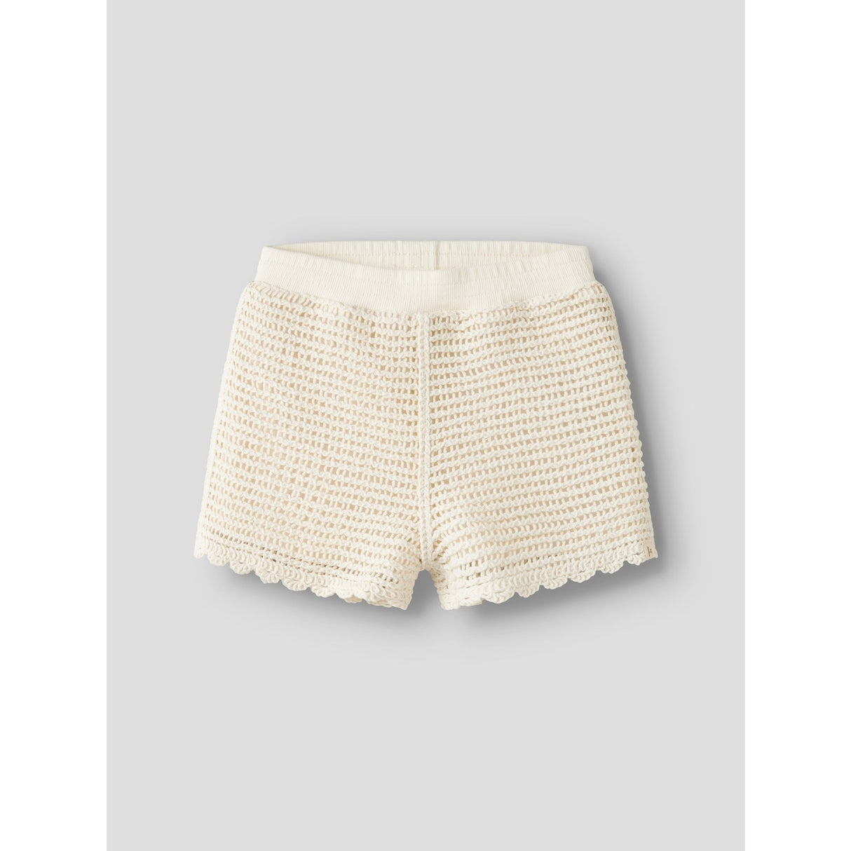 Lil'Atelier Coconut Milk Nmfflora Strik Shorts Lil