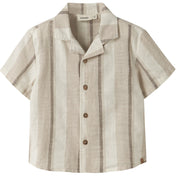 Lil'Atelier Coconut Milk Nmmfibert Ss Loose Skjorte Lil