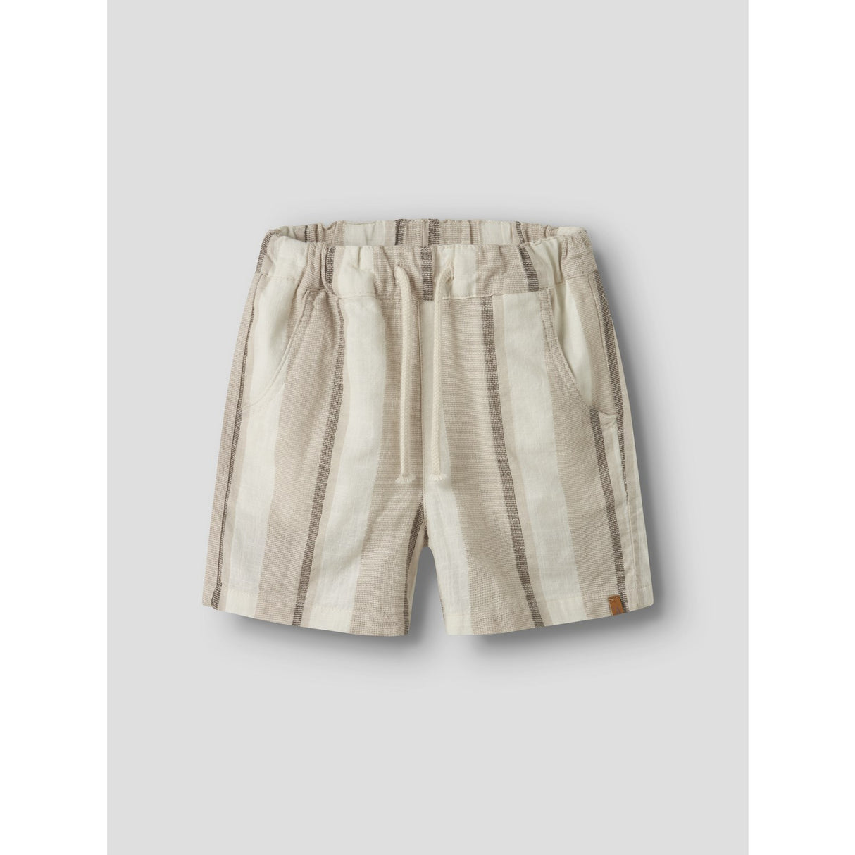 Lil'Atelier Coconut Milk Nmmfibert Loose Shorts Lil