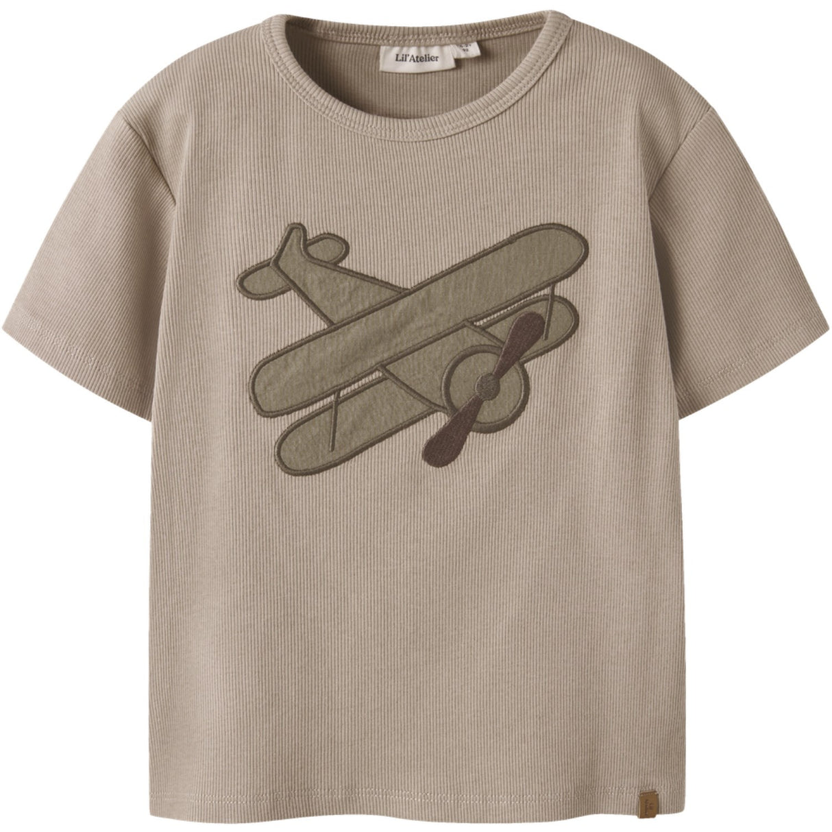 Lil'Atelier Oxford Tan Nmmhalli His Ss Loose Top Lil