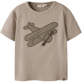 Lil'Atelier Oxford Tan Nmmhalli His Ss Loose Top Lil