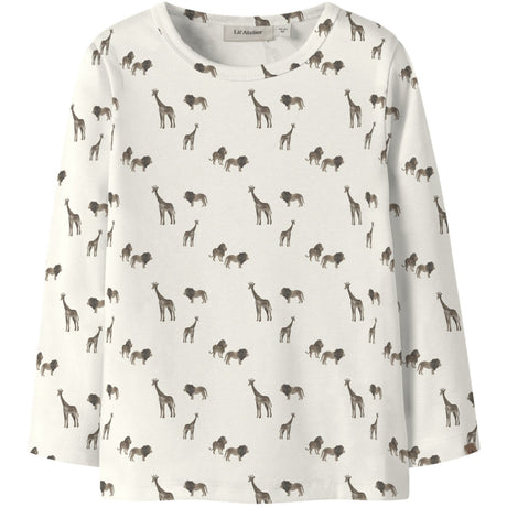 Lil'Atelier Coconut Milk Lion Nmmlayo Geu Ls Slim Top Lil