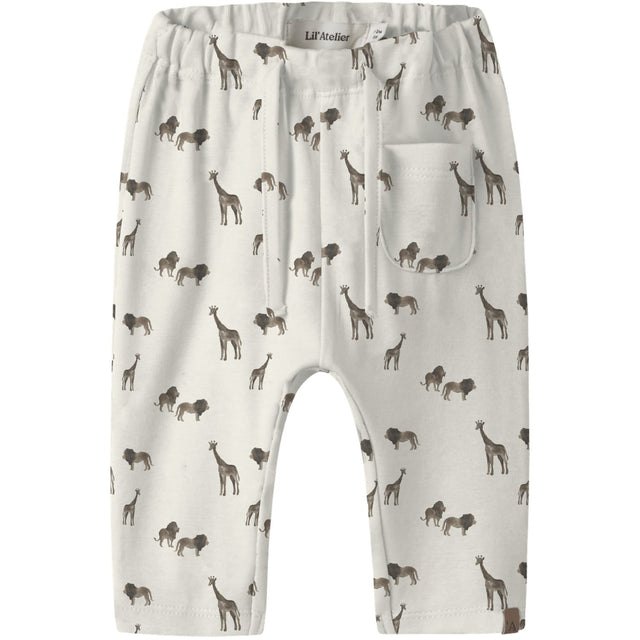 Lil'Atelier Coconut Milk Lion Nbmlayo Geu Loose Bukser Lil