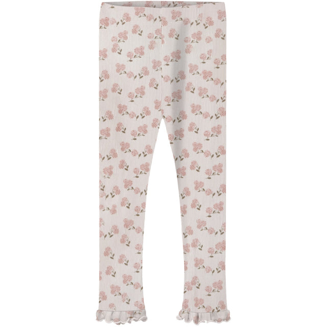 Lil'Atelier Coconut Milk Hydrangea Nmfgago Kna Slim Leggings Lil