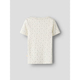 Lil'Atelier Coconut Milk Small Flower Nmfgago Ss Slim Top Lil Noos