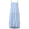 Name It Ice Water Small Floral Nkfvinaya Strop Maxi Kjole