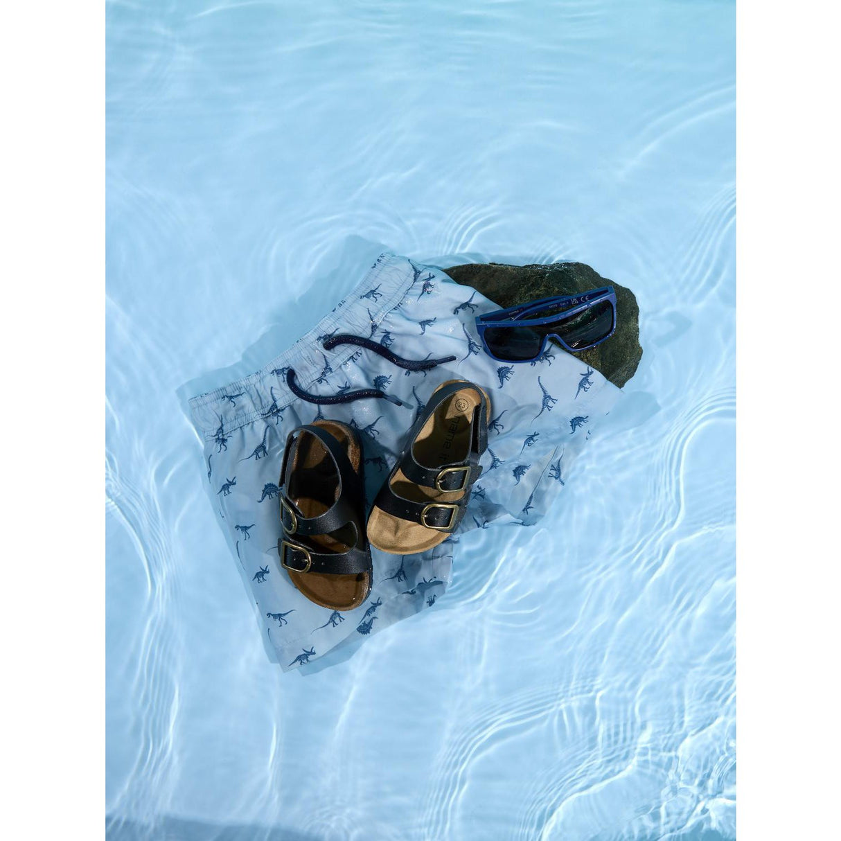 Name it Black Filbert Sandal