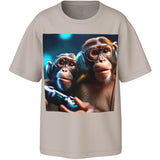 Name It Chateau Gray Gamer Monkey Nkmvoto Ss Nreg Top